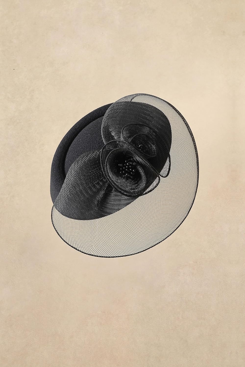 BABEYOND Fascinators Hats for Women - Tea Party Hat Kentucky Fascinator Derby Flower Mesh Pillbox Hat for Bridal Wedding - Image 2