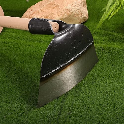 Miniatura 6 de Angoily Cabezal de repuesto de azada de jardín de acero al manganeso, herramienta de deshierbe de mano resistente para aflojar el suelo y cortar