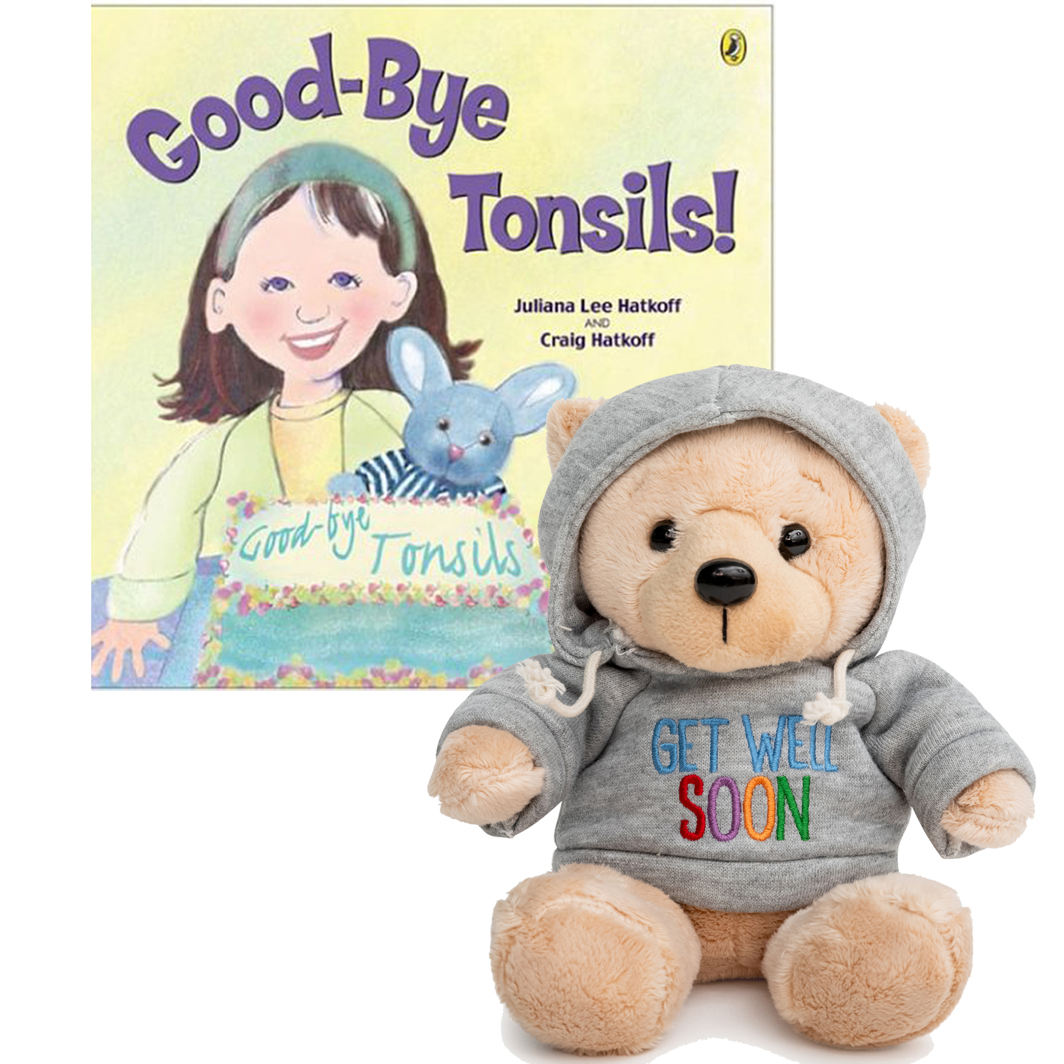 Amazon.com: Ganz Tonsillectomy Gift Get Well Soon Teddy Bear with
