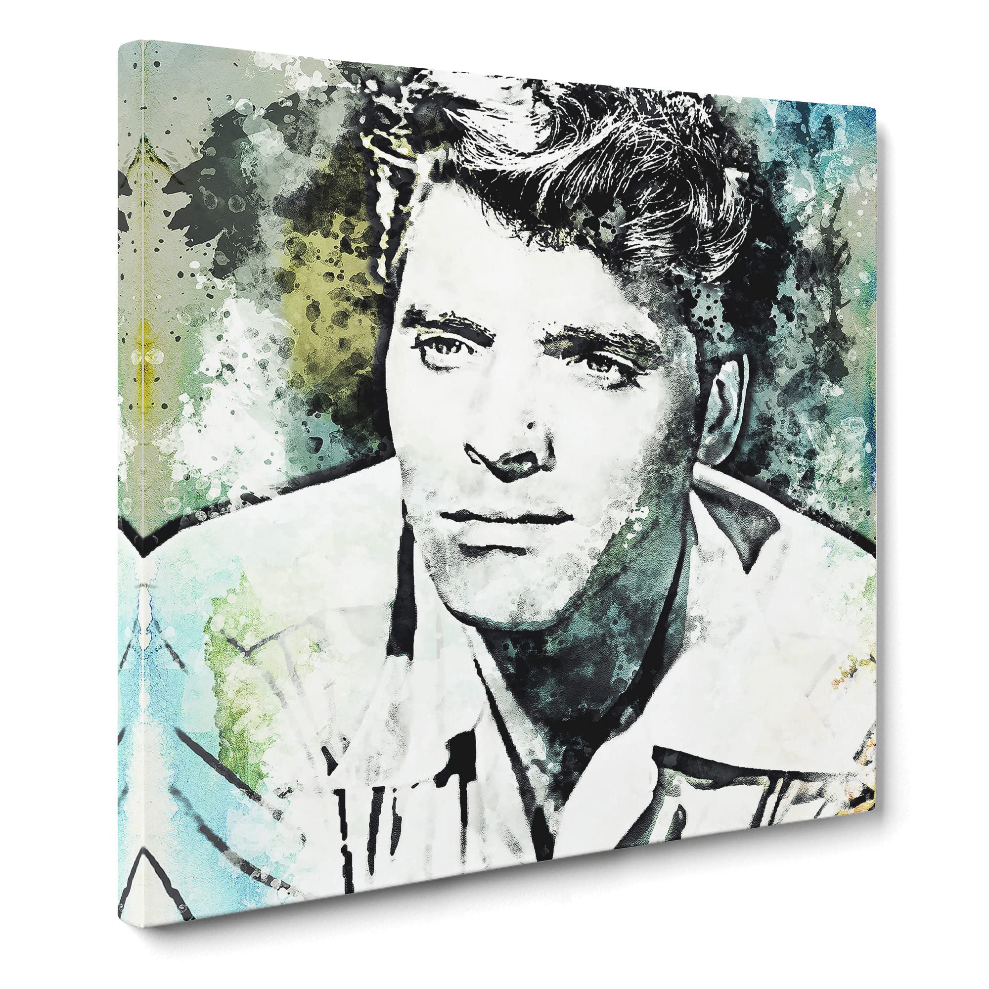 Burt Lancaster Canvas Print, Mixed, 35L x 35W cm