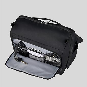 HEX Ranger DSLR XL Camera Sling with Adjustable Carry Straps, Ample Interior Dividers, Water-Resistant Fabric, YKK Premium Zippers & More Black