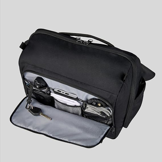 HEX Ranger DSLR XL Camera Sling with Adjustable Carry Straps, Ample Interior Dividers, Water-Resistant Fabric, YKK Premium Zippers & More Black