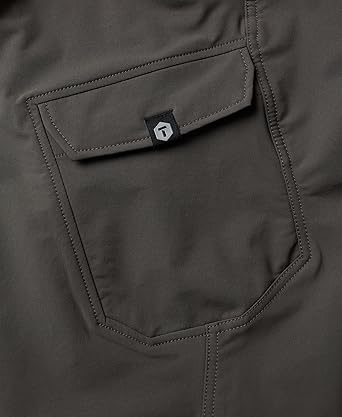 TRUEWERK Men's Work Pants - T2 WerkPant, Water Resistant, Windproof, Double-Woven Softshell, 4-Way Stretch, 9 Pockets