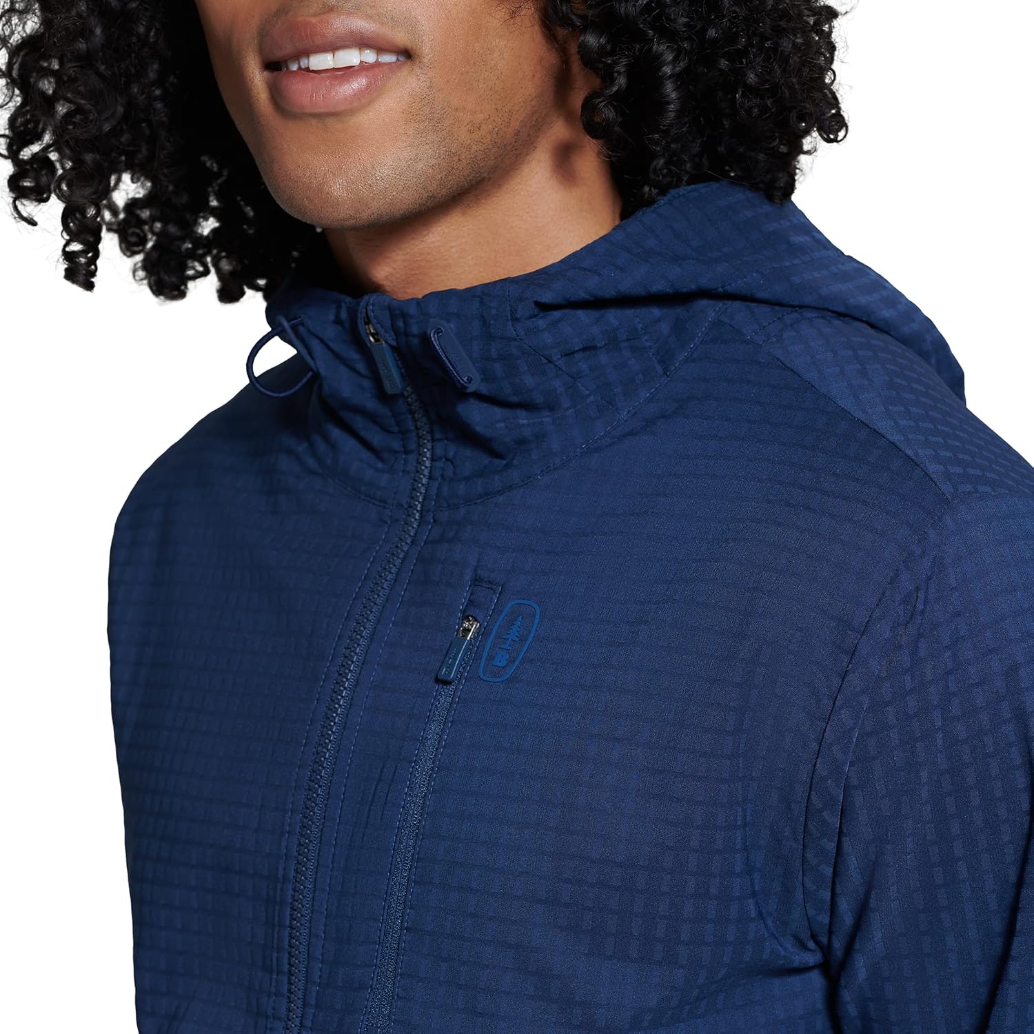 BASS OUTDOOR Men's Men’s Zip-front Windbreaker Jacket With Drawstring Hood