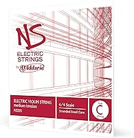 Vista 3 de D'Addario Violín eléctrico NS Cuerda A simple, escala 4/4, tensión media