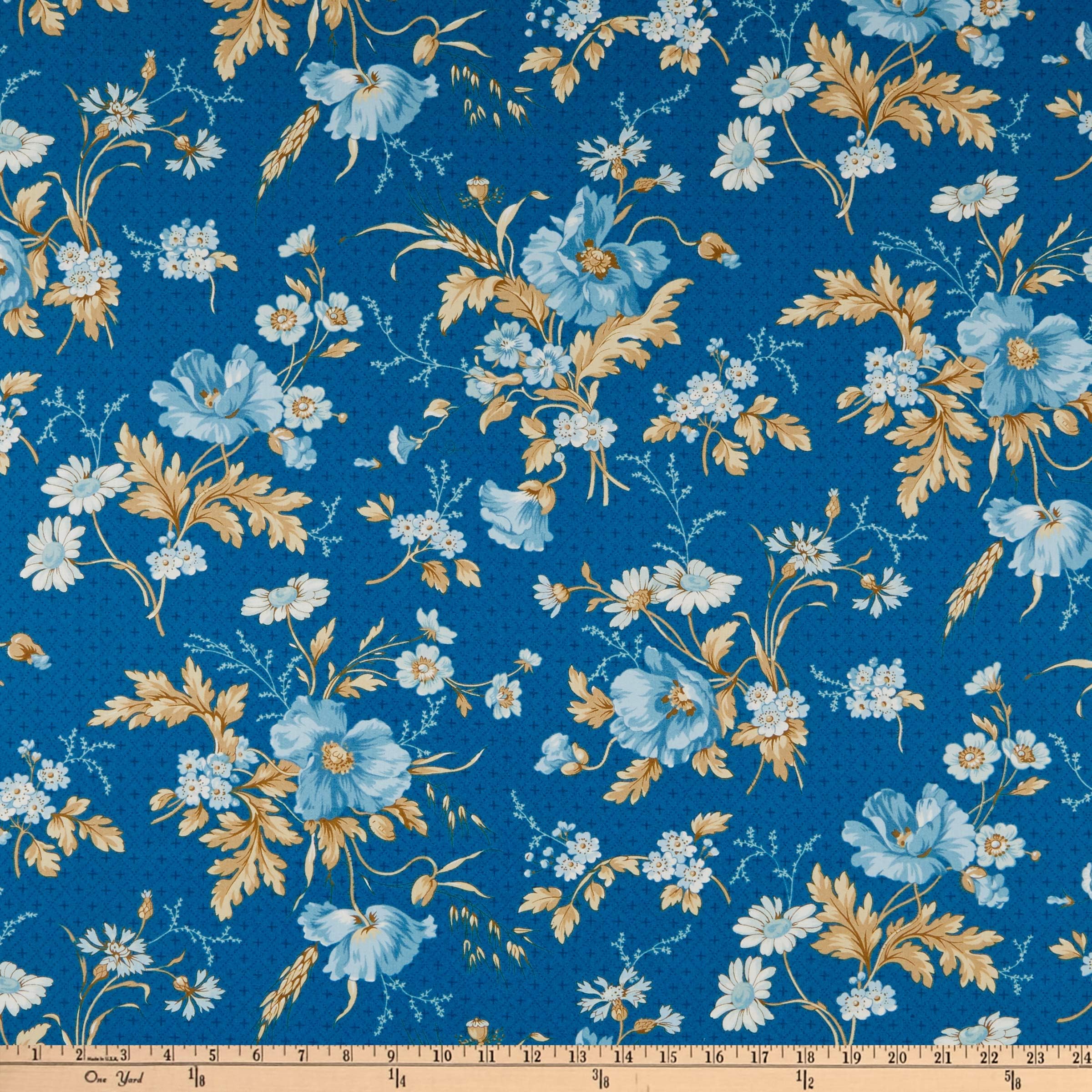 Andover Perfect Union Bouquet Liberty, Quilting Fabric by the Yard