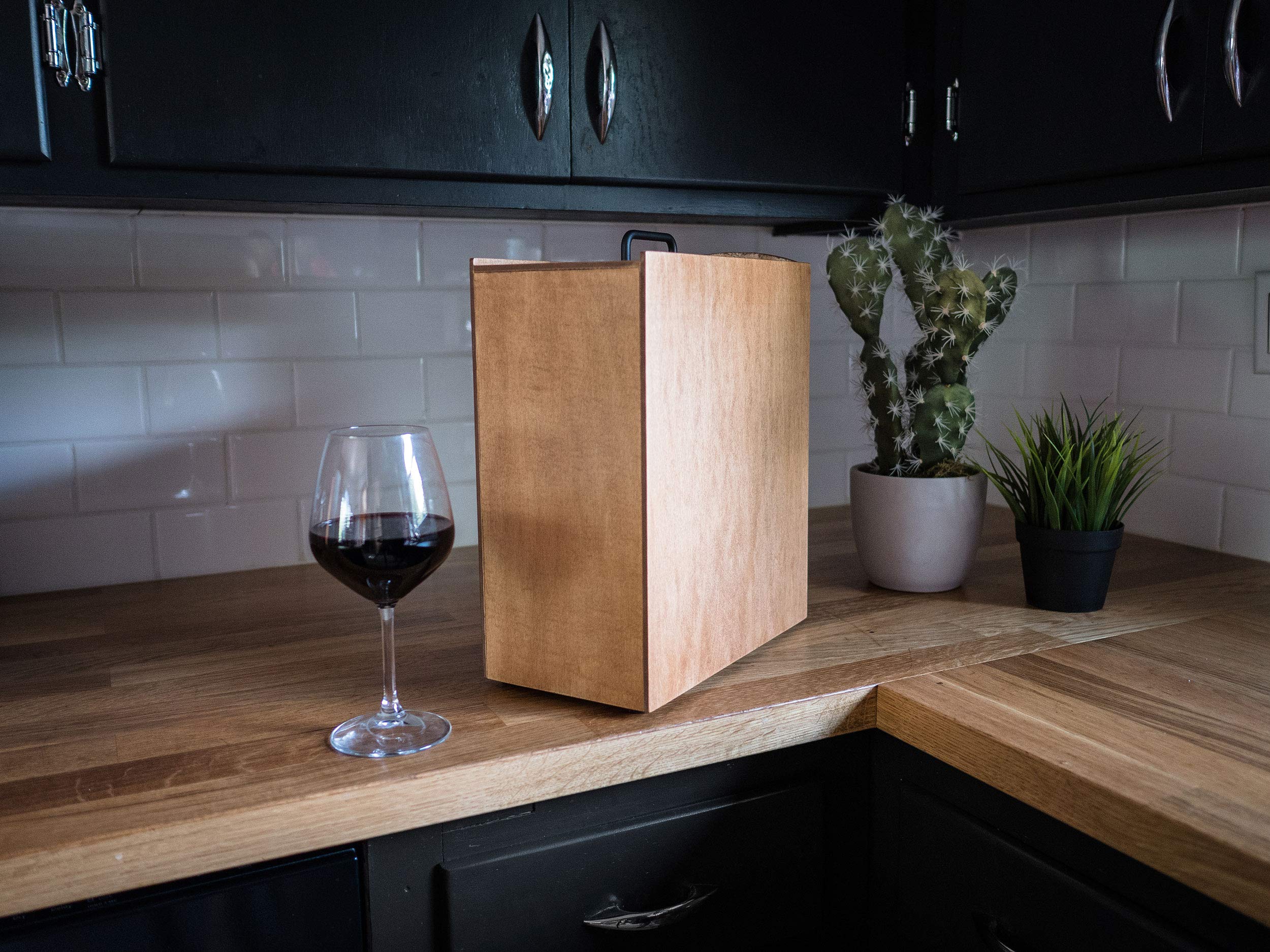 Amazon | Winewood ボックスワインウッドケース | ヘーゼルナッツ