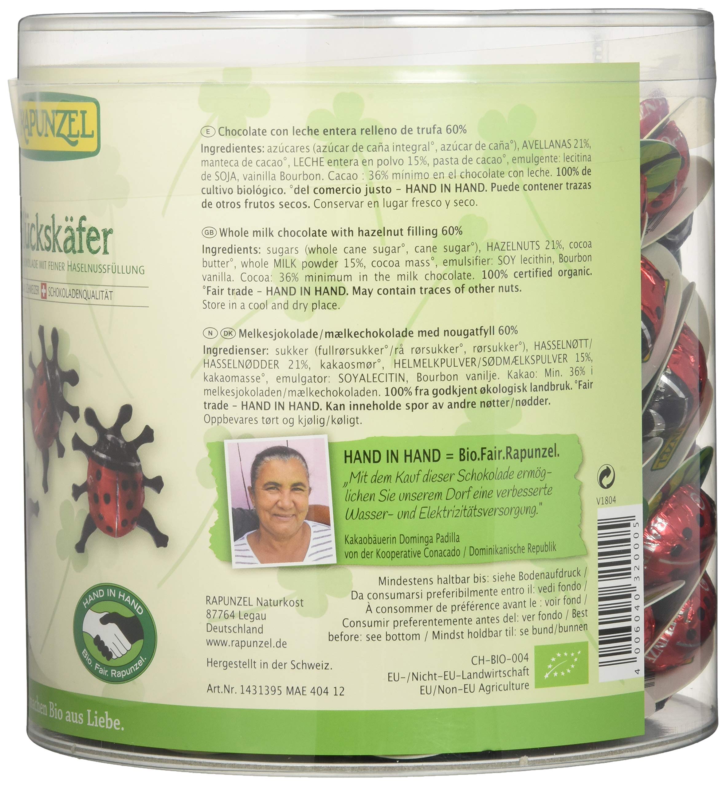 Rapunzel Glückskäfer gefüllt HIH, 1er Pack (1 x 800 g)