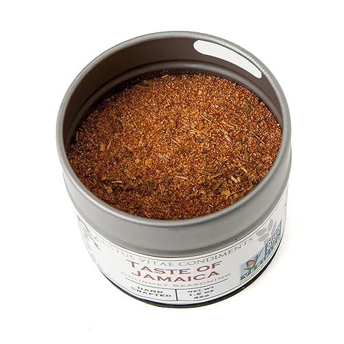 Miniatura 2 de Taste of Jamaica Jerk Seasoning & Spice Blend – Auténtica mezcla gourmet artesanal – Sin OGM – Fabricado en pequeños lotes – Todo natural – Lata