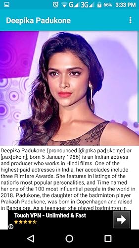 BollyActress ( Bollywood actress biography )