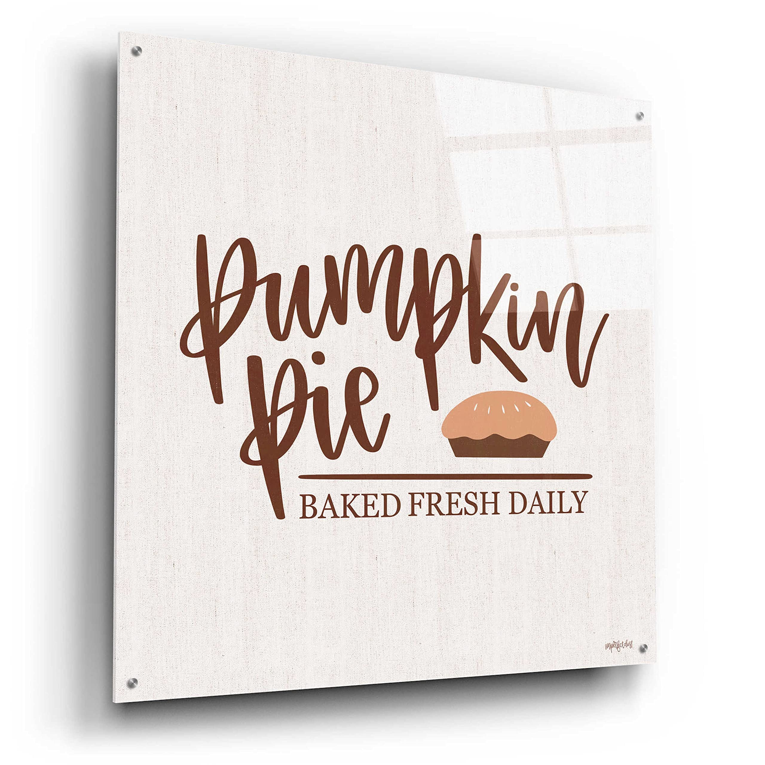Epic Art 'Pumpkin Pie' by Imperfect Dust, Acrylic Glass Wall Art, 36