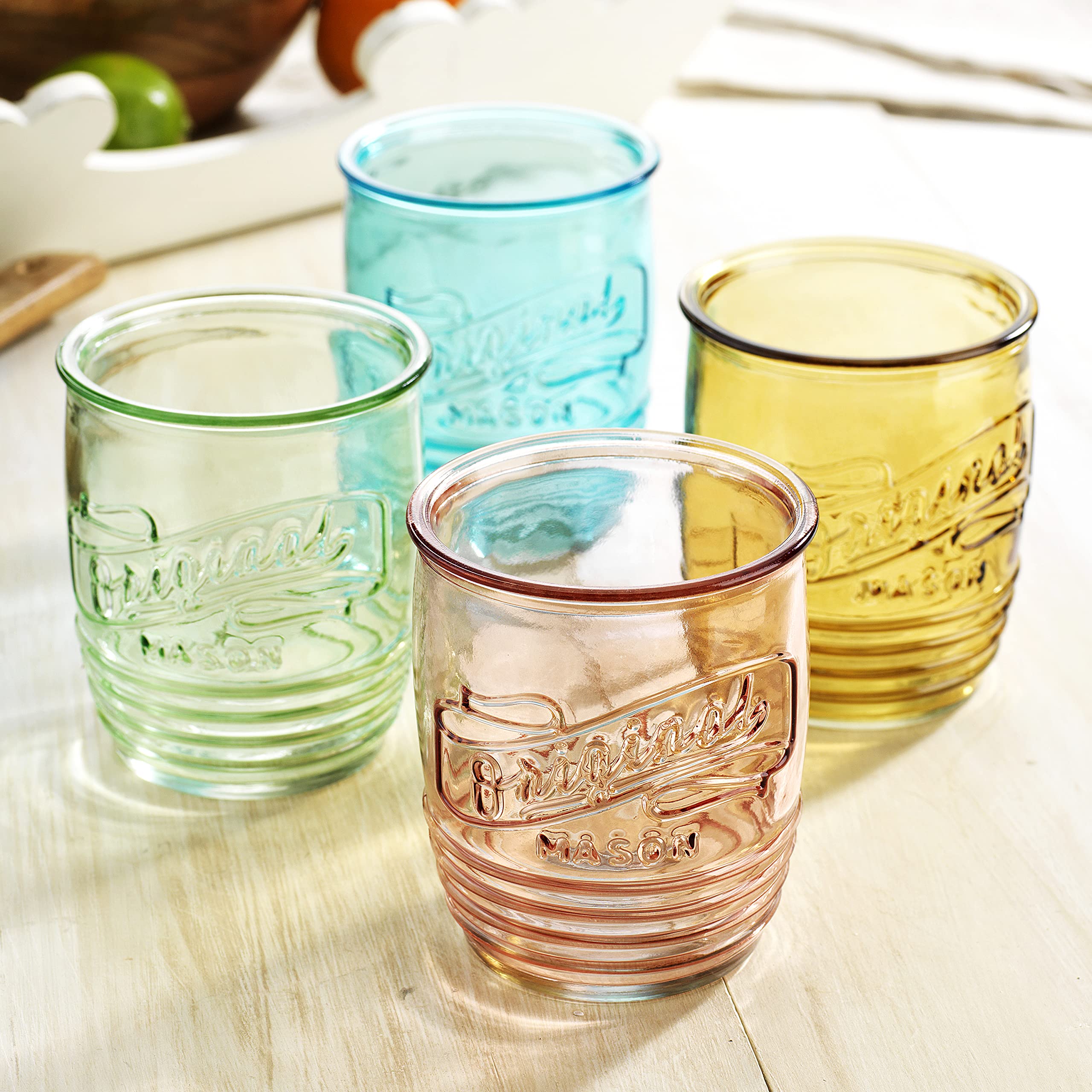 resin wine glass Lynn & Liana Resin Stemless Wine Glasses  Black Bison Company