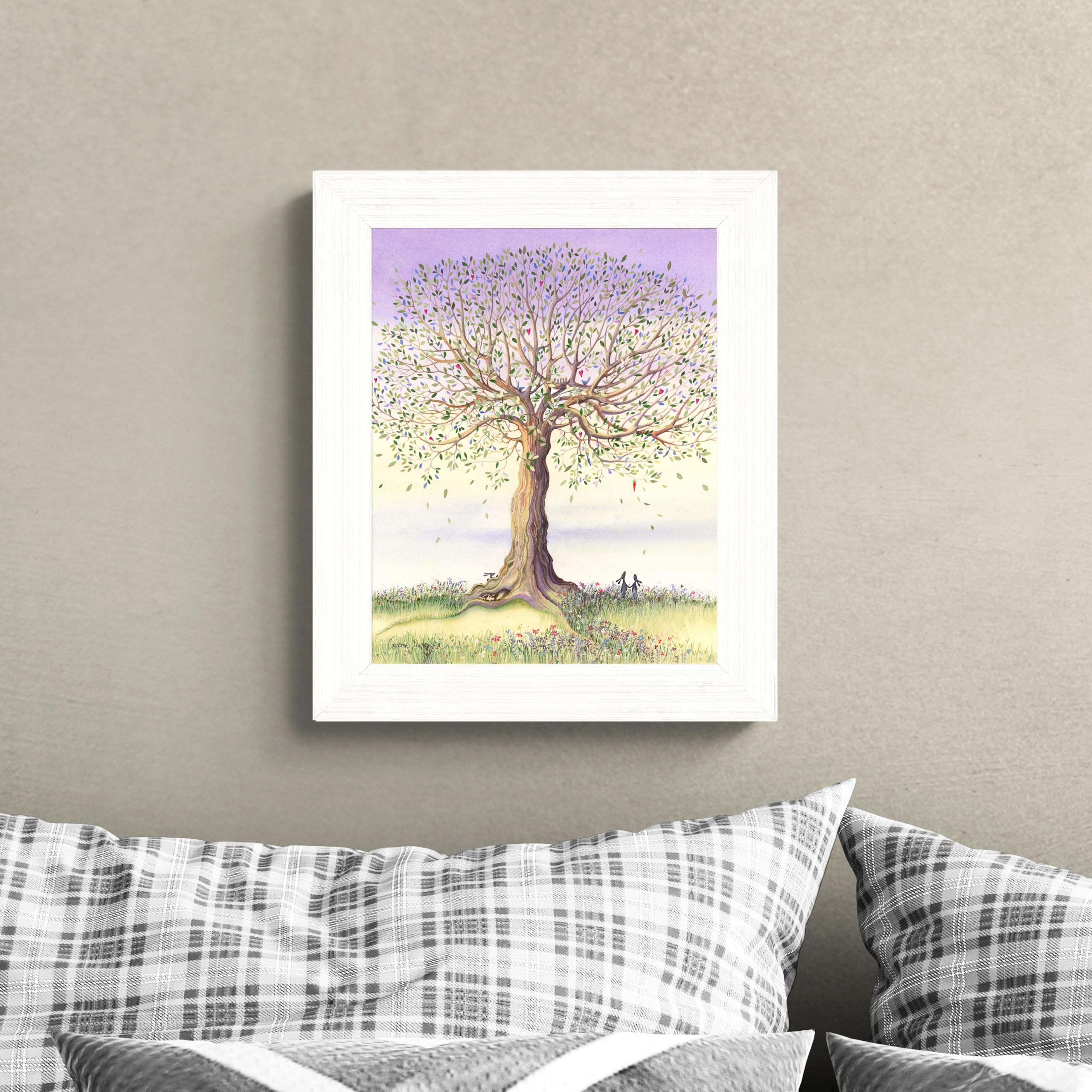 Artko Impresión artística enmarcada para pared, 31 x 37 cm, diseño de