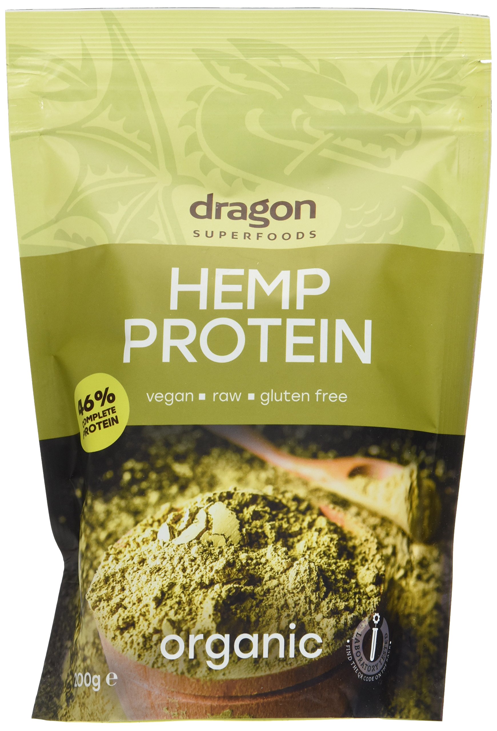 Dragon Superfoods Bio Hanf Protein 50 Prozent Protein (3 x 200 g)