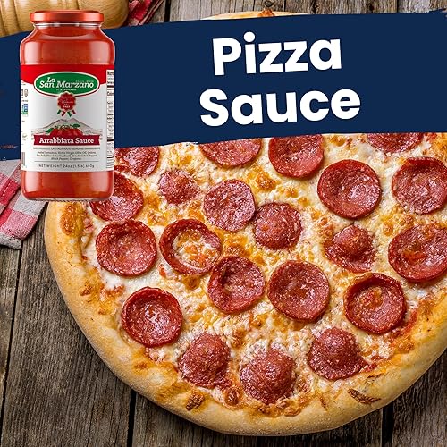 Miniatura 6 de La San Marzano - Salsa Arrabiata - Salsa de pasta con tomates 100% italianos hechos en Italia - Tomates pelados con ingredientes frescos y naturales