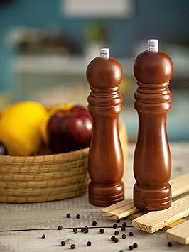 Goodhomes Wooden Salt and Pepper Grinder Set BPC-08-2