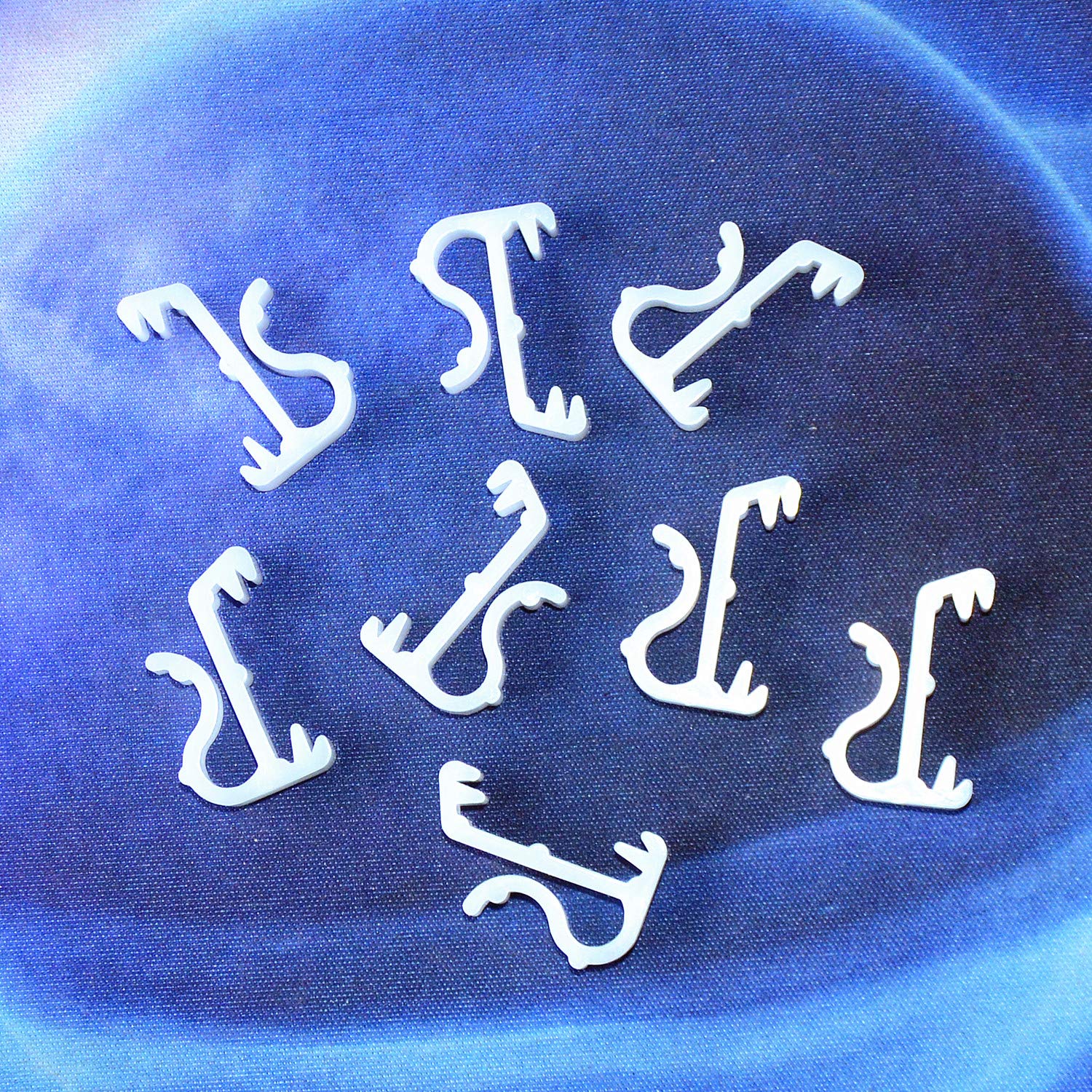 Clip per mantovana, 5,1 cm, clip nascoste per mantovane