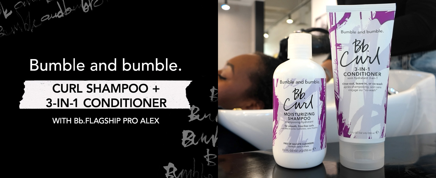 Bumble and bumble. Curl 3-in-1 Conditioner | Leave-In, Rinse Out, CoWash | Anti Frizz + Color Safe | For Coily, Curly, Wavy Hair | With Jojoba, Avocado + Coconut Oil