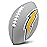 Franklin Sports NFL Los Angeles Chargers Football - Kids Foam Football - Soft Junior Size 8.5 Ball with 3D Logos - Perfect for Gameday + Tailgates