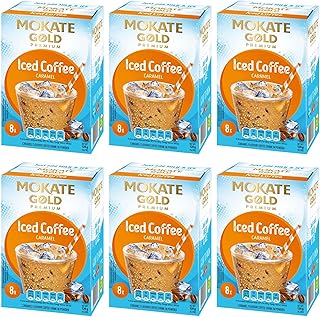 Gold Premium iced coffee Caramel 6 boxes x 8 sachets total 48