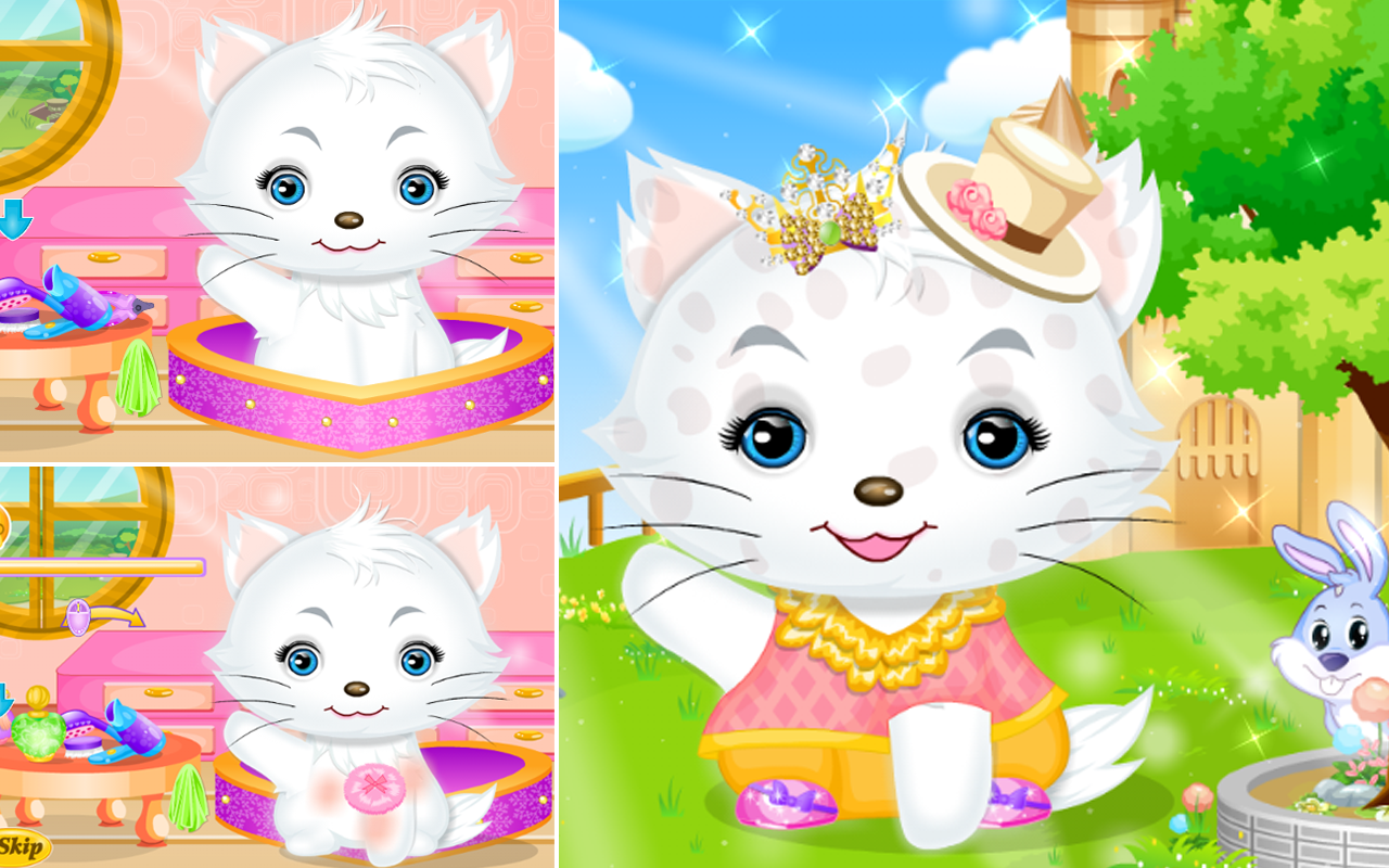 Princess Kitty Hair Salon App on Amazon Appstore