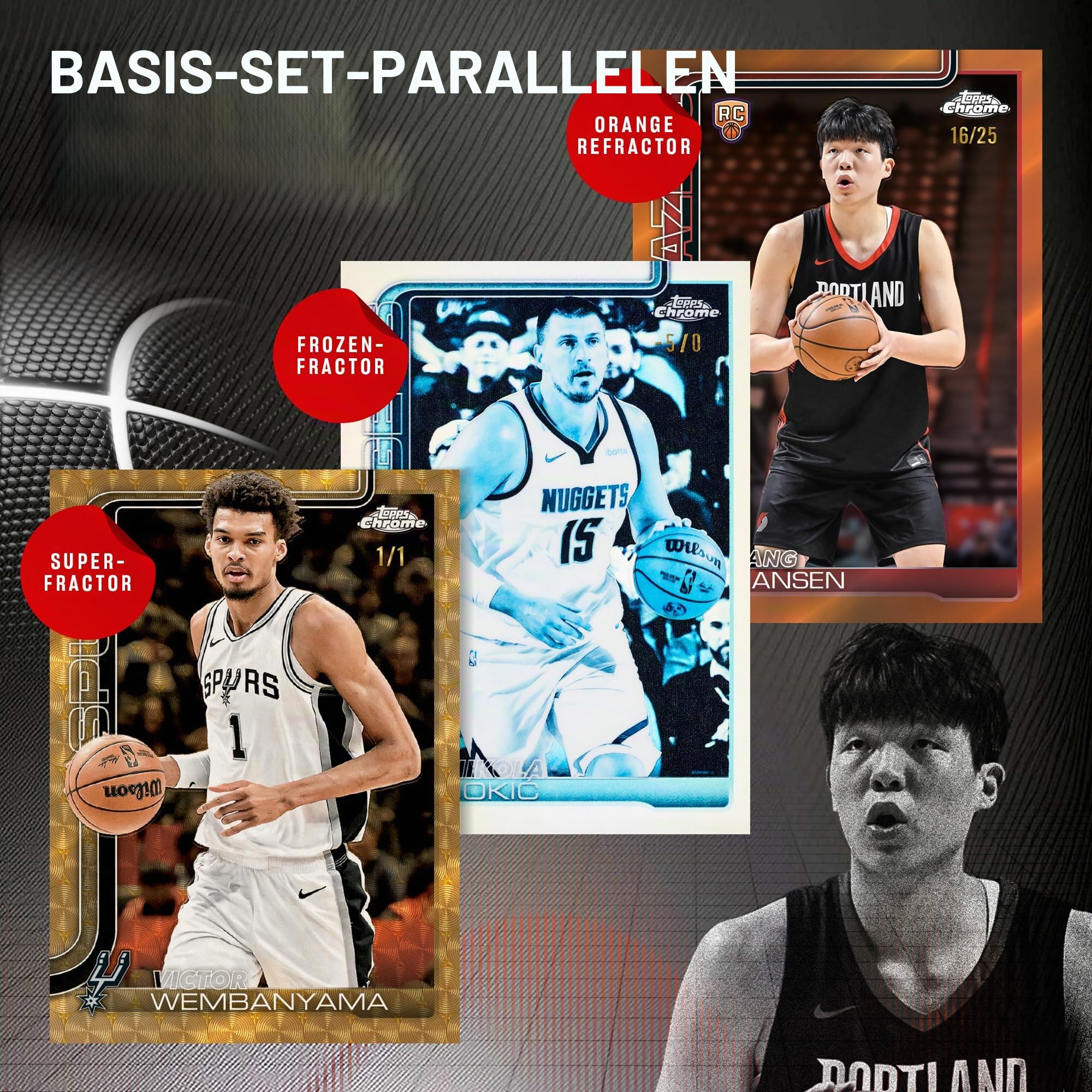 Topps 2025-26 Chrom-Basketball Vorteilsbox versiegelt