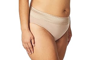 Warners Women's No Pinching No Problems Hi-Cut Panties