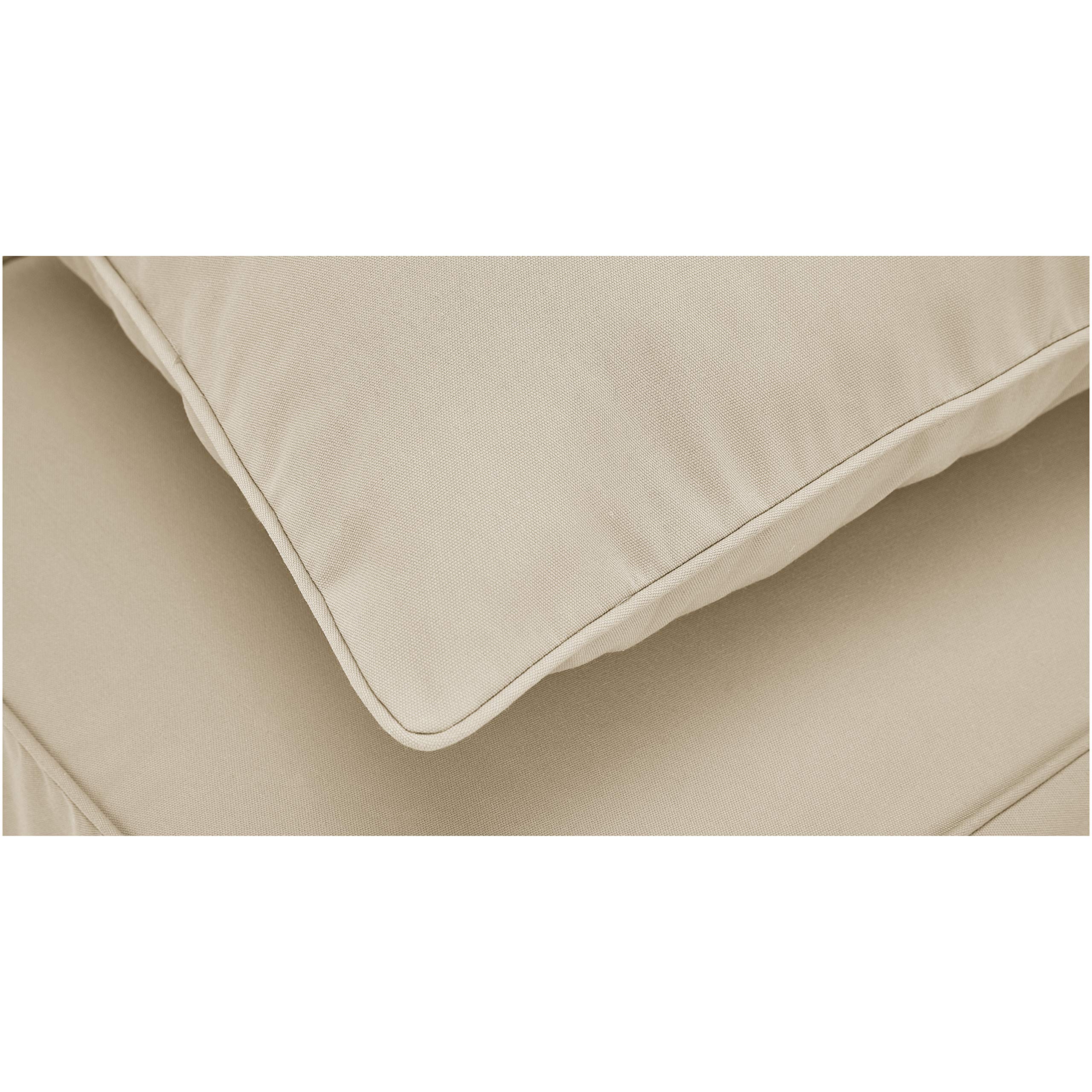 Buy Amazon Basics Deep Seat Patio Seat and Back Cushion Set Khaki