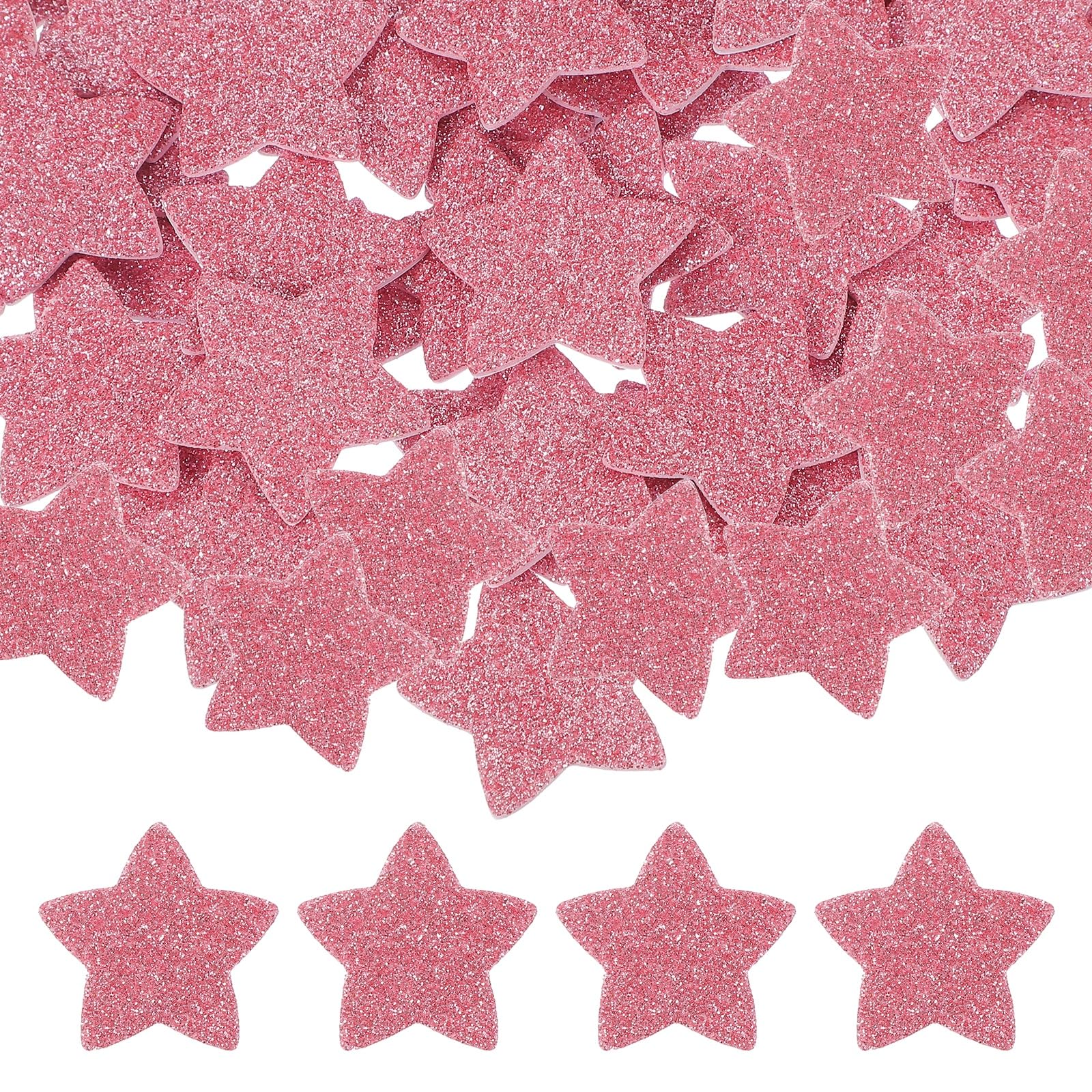 Autocollants en mousse EVA pailletés rose PATIKIL pour scrapbooking de 120 pièces
