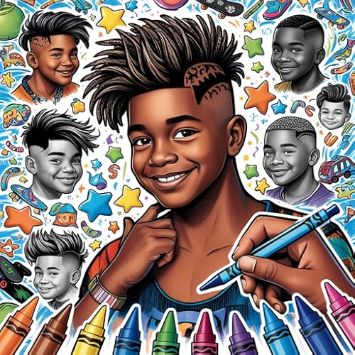 Black Boy Coloring Pages | The Everyday Black Boy Coloring Book | Adult & Teen Coloring Book