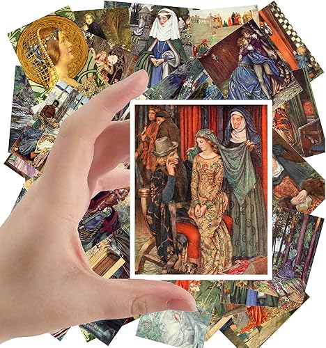 Miniatura 11 de Pegatinas grandes (24 piezas de 2.5 x 3.5 pulgadas) Poemas Vintage Book Grabado Ilustración