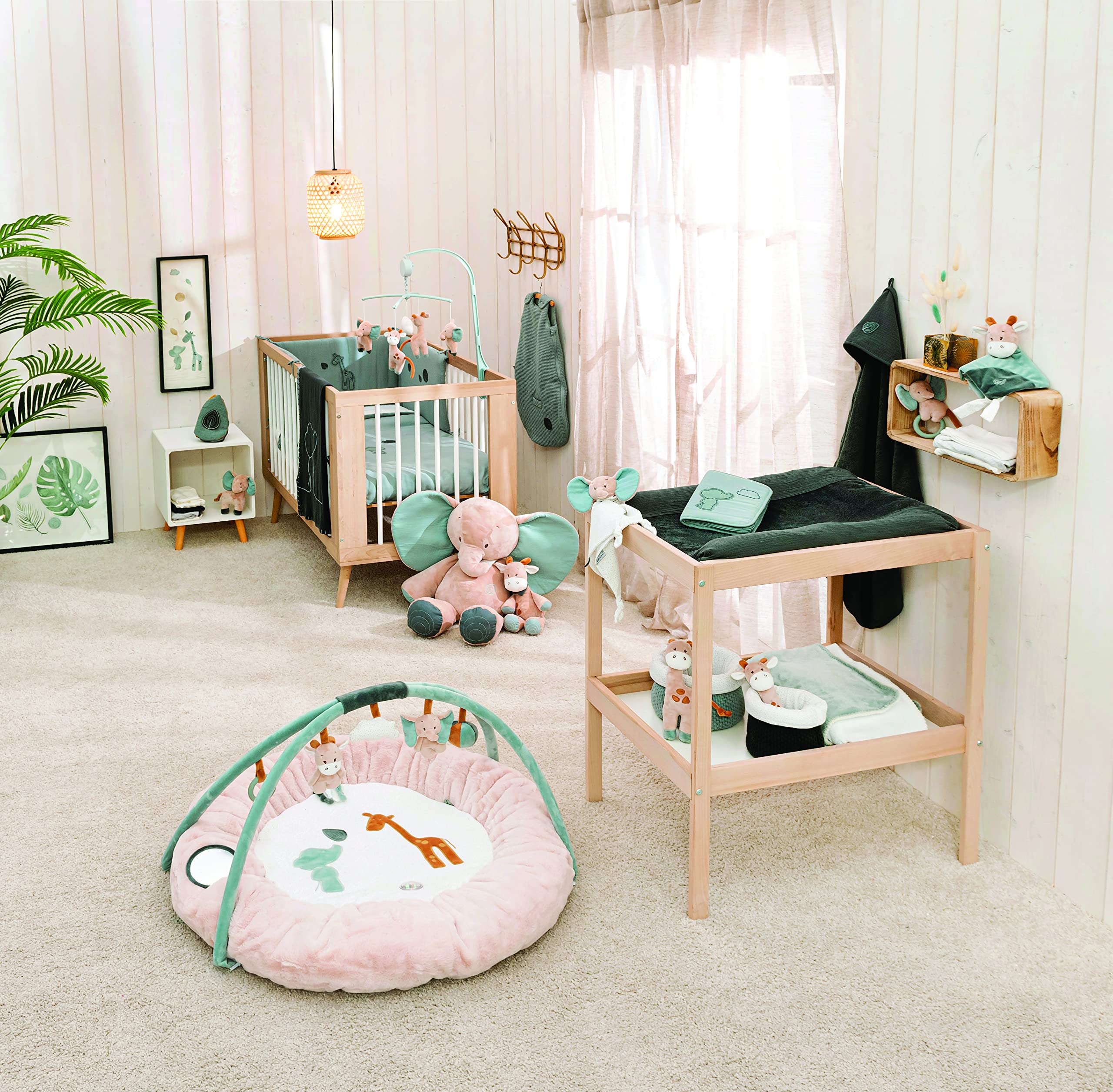 Amazon.co.jp: Nattou（ナチュー）赤ちゃんのプレイマット