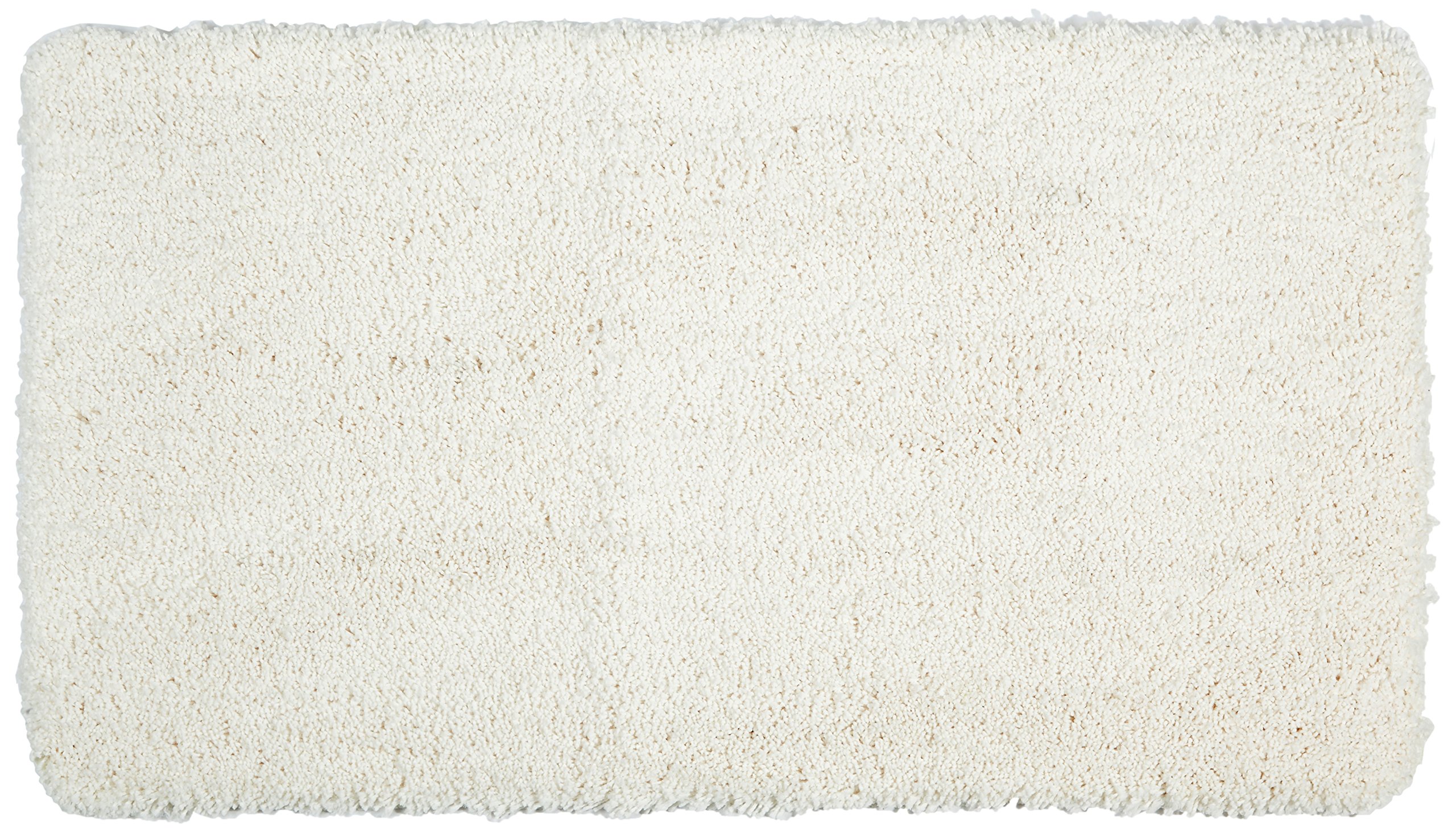 Kleine Wolke Badteppich Trend, 100% Polyester, 70 x120 cm, Weiß