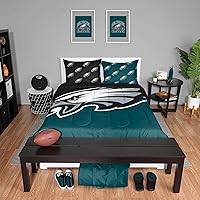 Vista 33 de FOCO Unisex-Adult NFL Team Logo Bed in a Bag Comforter Bedding 3-Piece Set