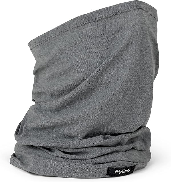 GripGrab Unisex Gripgrab Multifunctional Thermal Merino Cycling Neck Warmer Insulating Breathable Bike Running Tube Scarf Neck Warmer