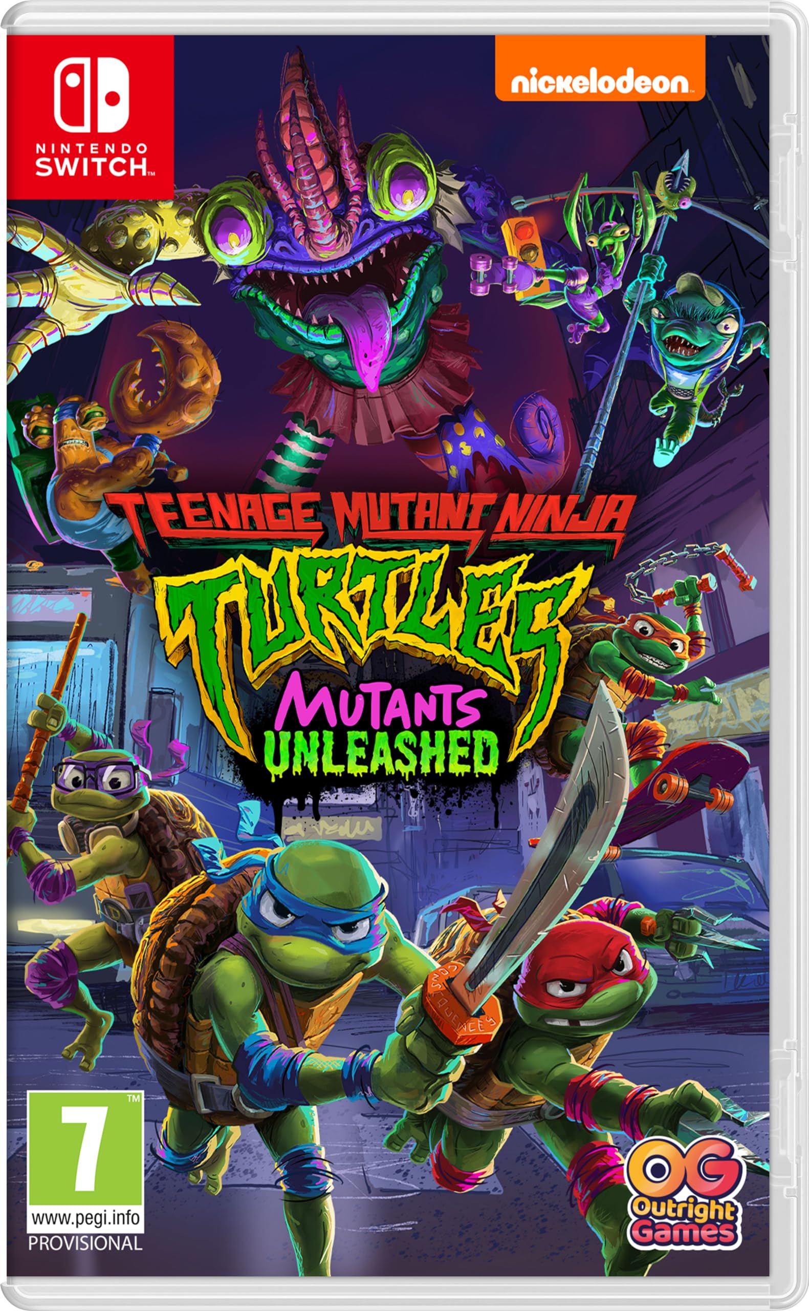 Nintendo Switch tt Teenage Mutant Ninja Turtles: Mutants Unleashed - Switch