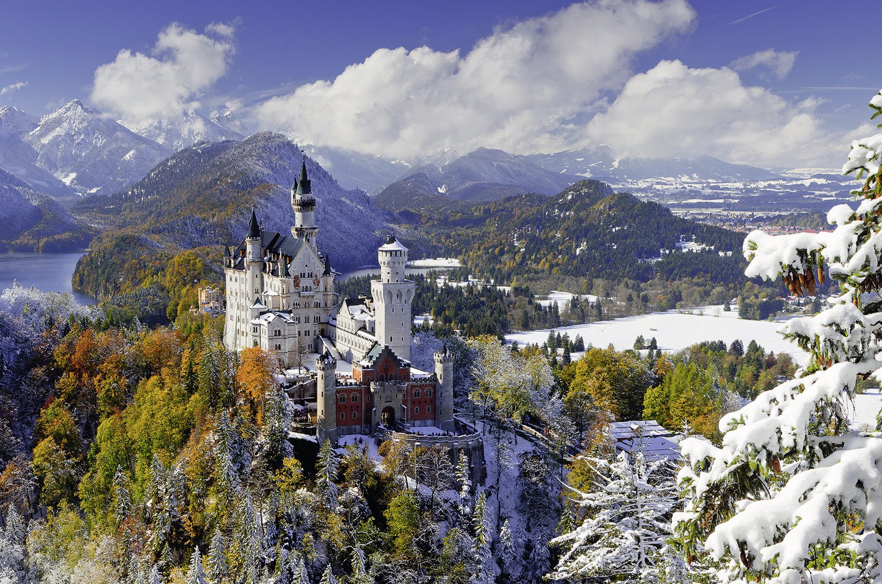 Ravensburger Italy 17062 - Puzzle in Cartone Castello Neuschwanstein, 3000 Pezzi