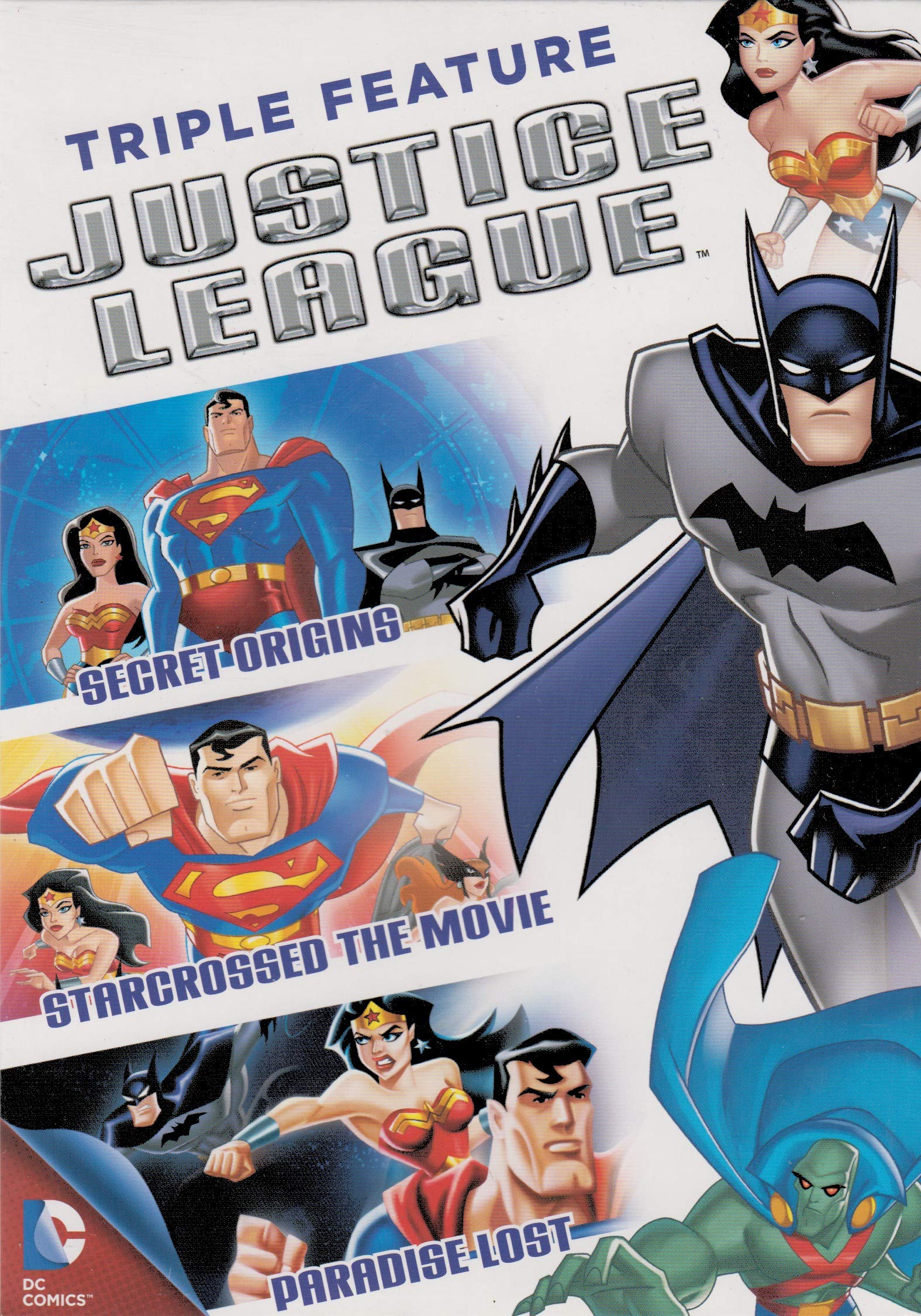 Colección Liga de la Justicia DVD edición importación USA para fans del cómic