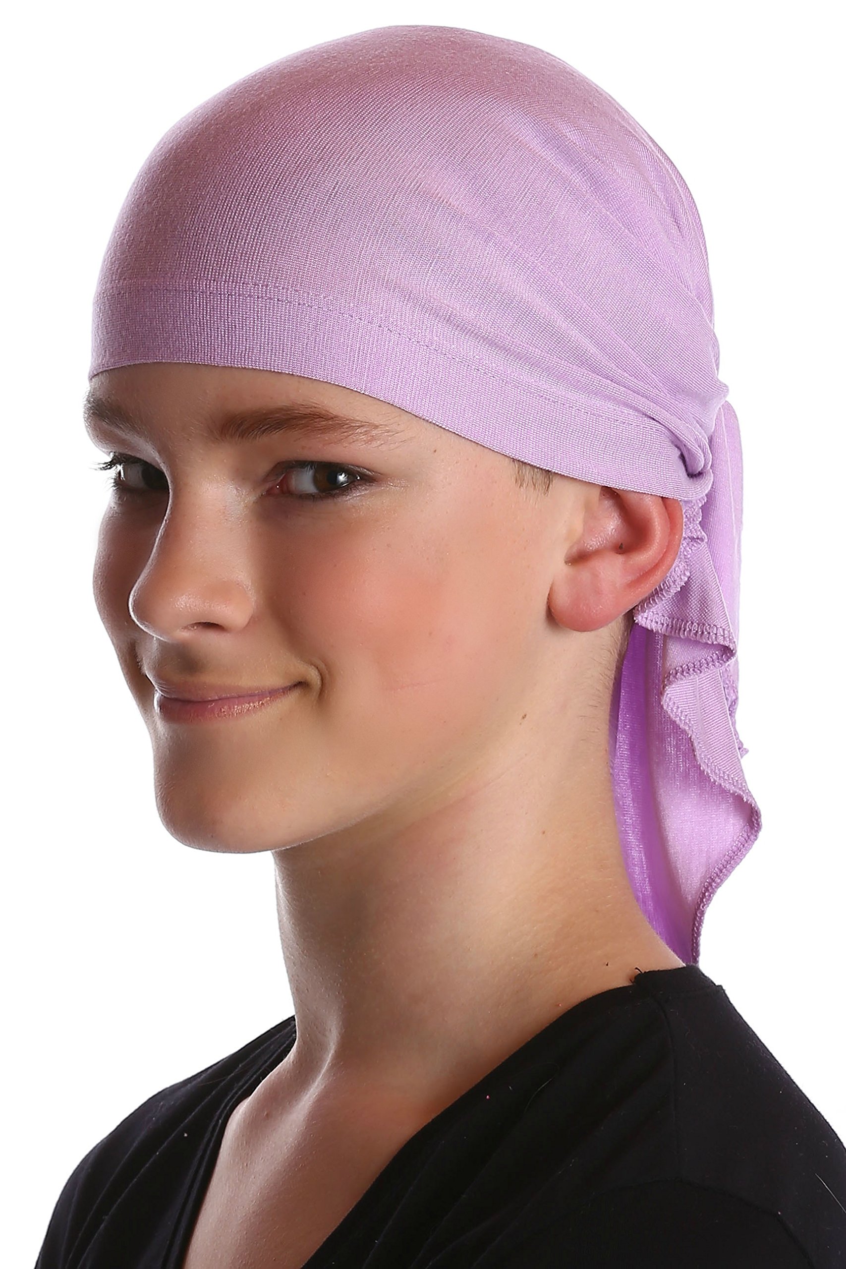 Deresina Headwear Boys Lila Deresina's Cotton Bandana For Hair Loss ( - One Size)