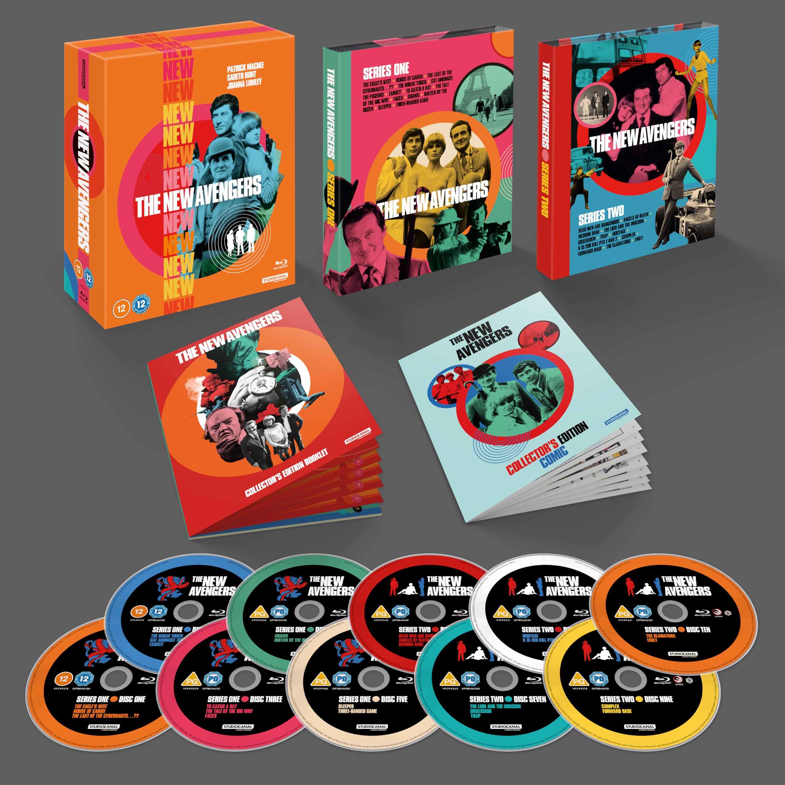 The New Avengers: The Complete Collection [12] Blu-ray Box Set
