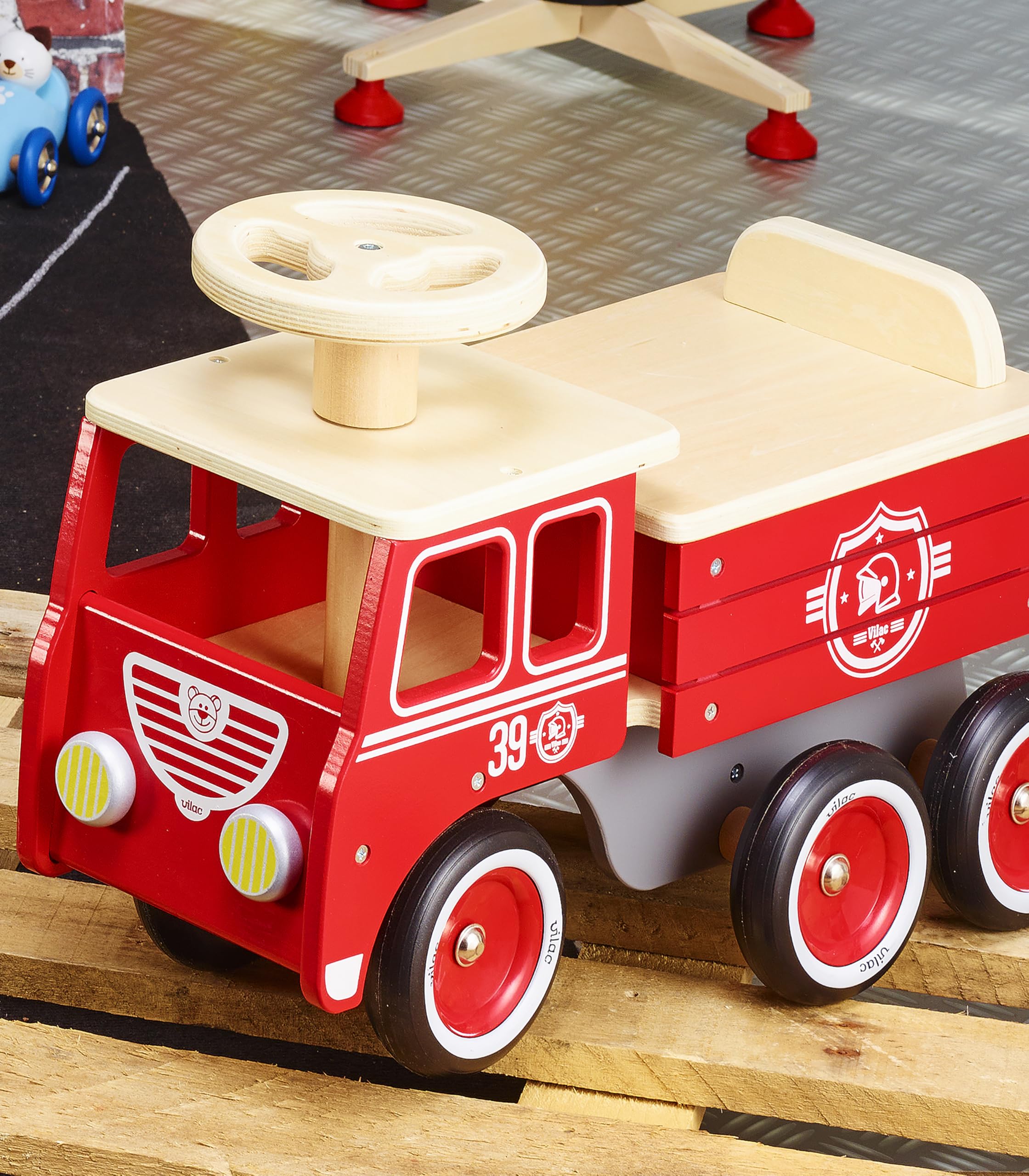 VILAC - Ride on Firetruck (1126R)
