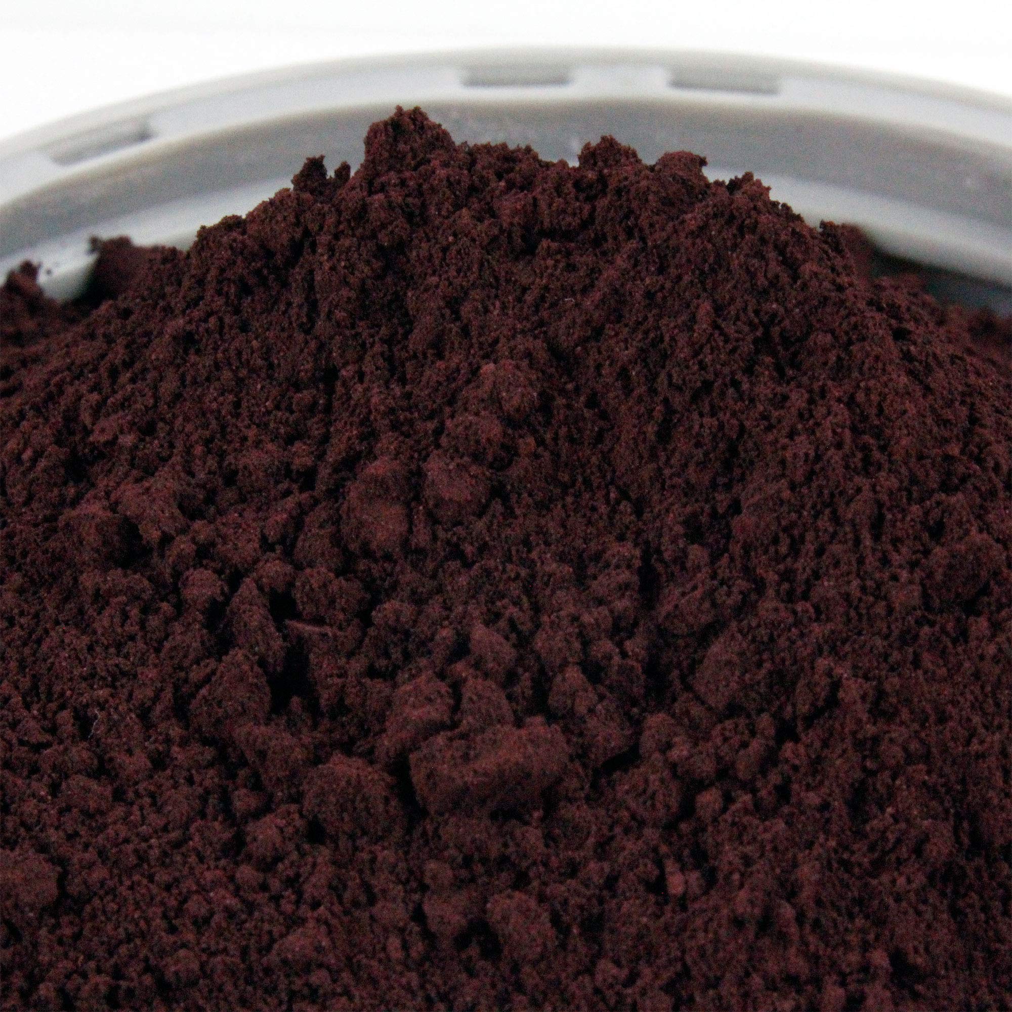 @tec Premium Pigmentpulver, Eisenoxid, Oxidfarbe - 25kg Farbpigmente/Trockenfarbe für Beton + Wandfarbe/Tolle Akzente in Haus und Garten/Pigmentfarbe kakaobraun