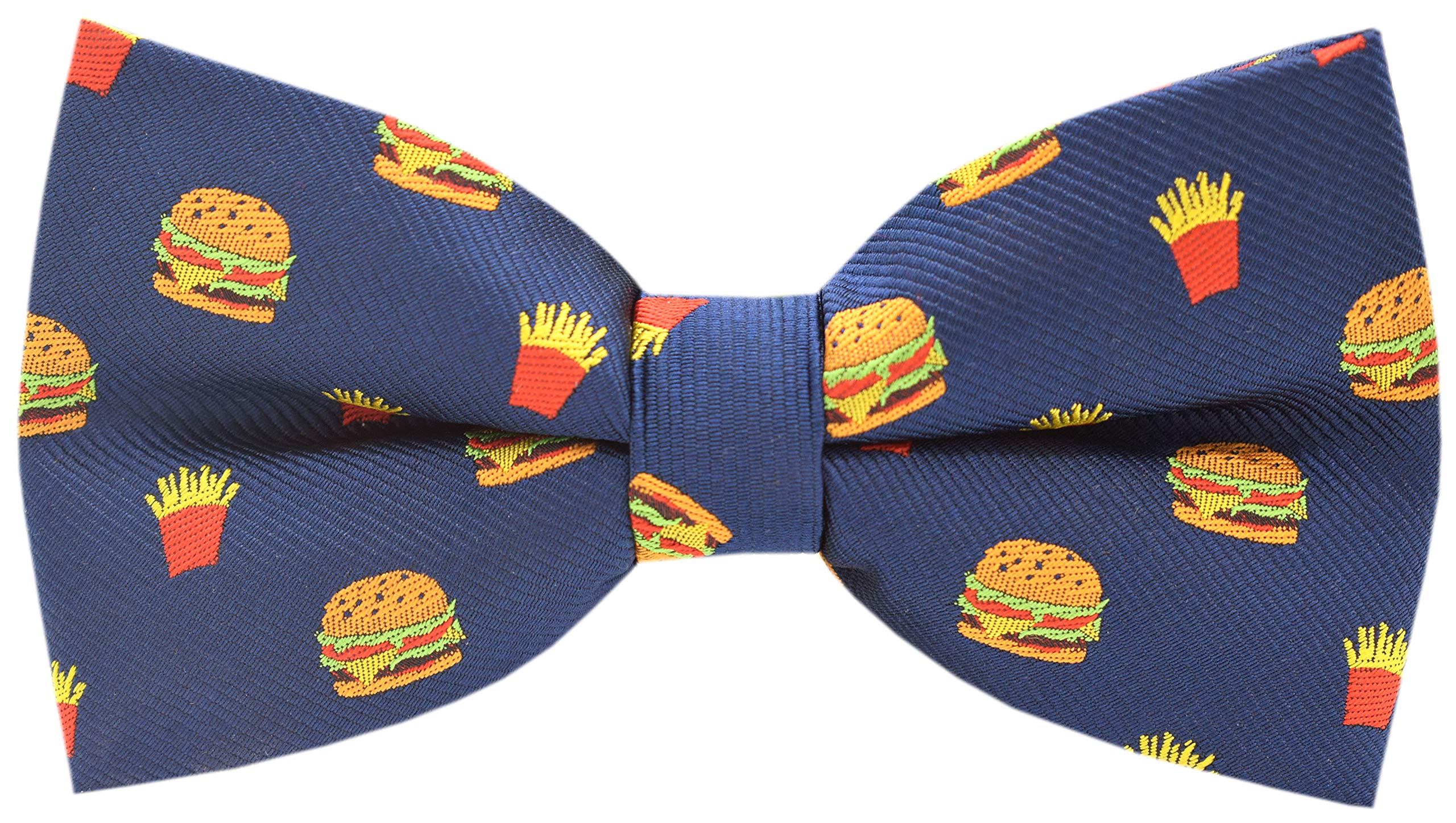 CarahereMen's Bow Ties Handmade Adjustable Pre-Tied Fun Pattern Bow Ties For Men