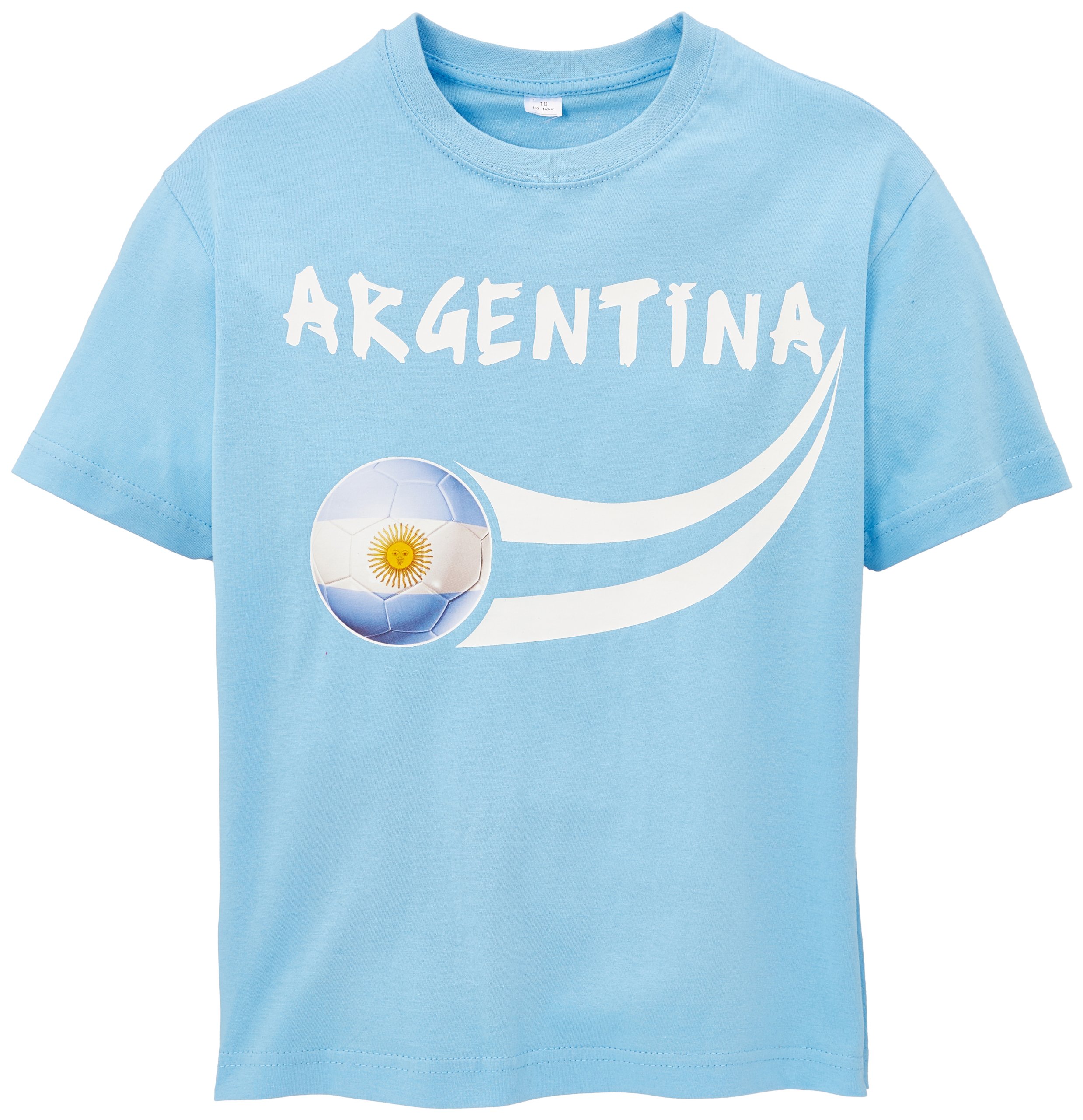 Supportershop Kids Argentina T-shirt - Sky Blue, 6 Years