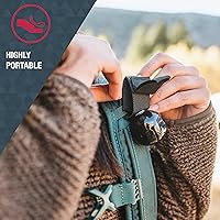 Vista 4 de Frontiersman - Campana para oso con silenciador magnético – Ayuda a prevenir el encuentro con osos durante su caminata – Reduce el riesgo de ataque.