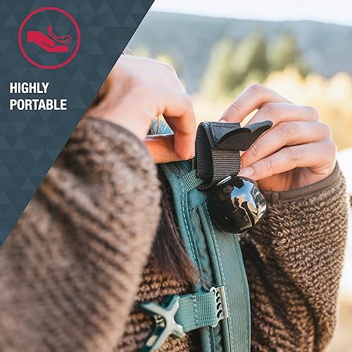 Miniatura 5 de Frontiersman - Campana para oso con silenciador magnético  Ayuda a prevenir el encuentro con osos durante su caminata  Reduce el riesgo de ataque.