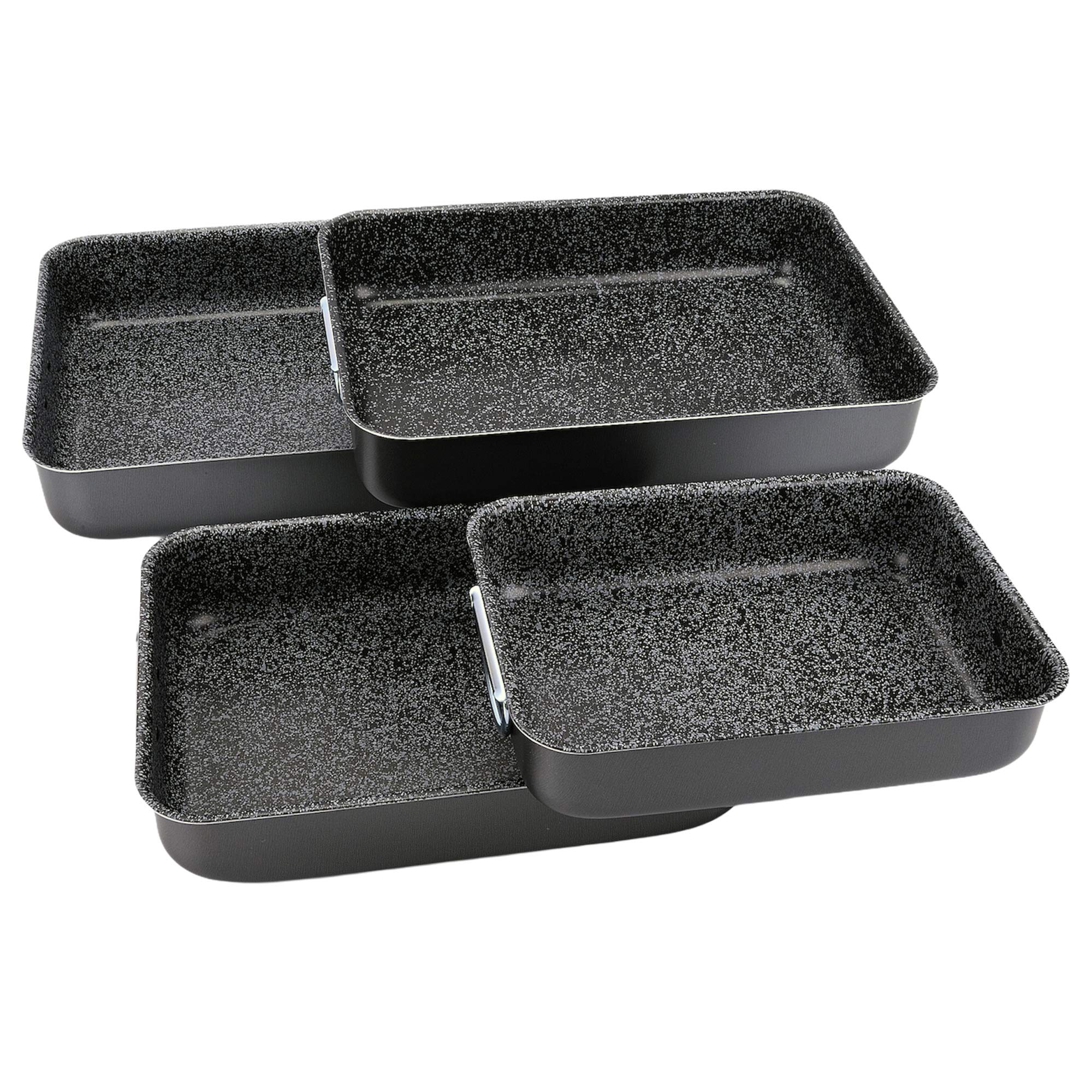 Alluflon Tradition Italie Lasagnes, aluminium, Noir, 35 x 25 cm