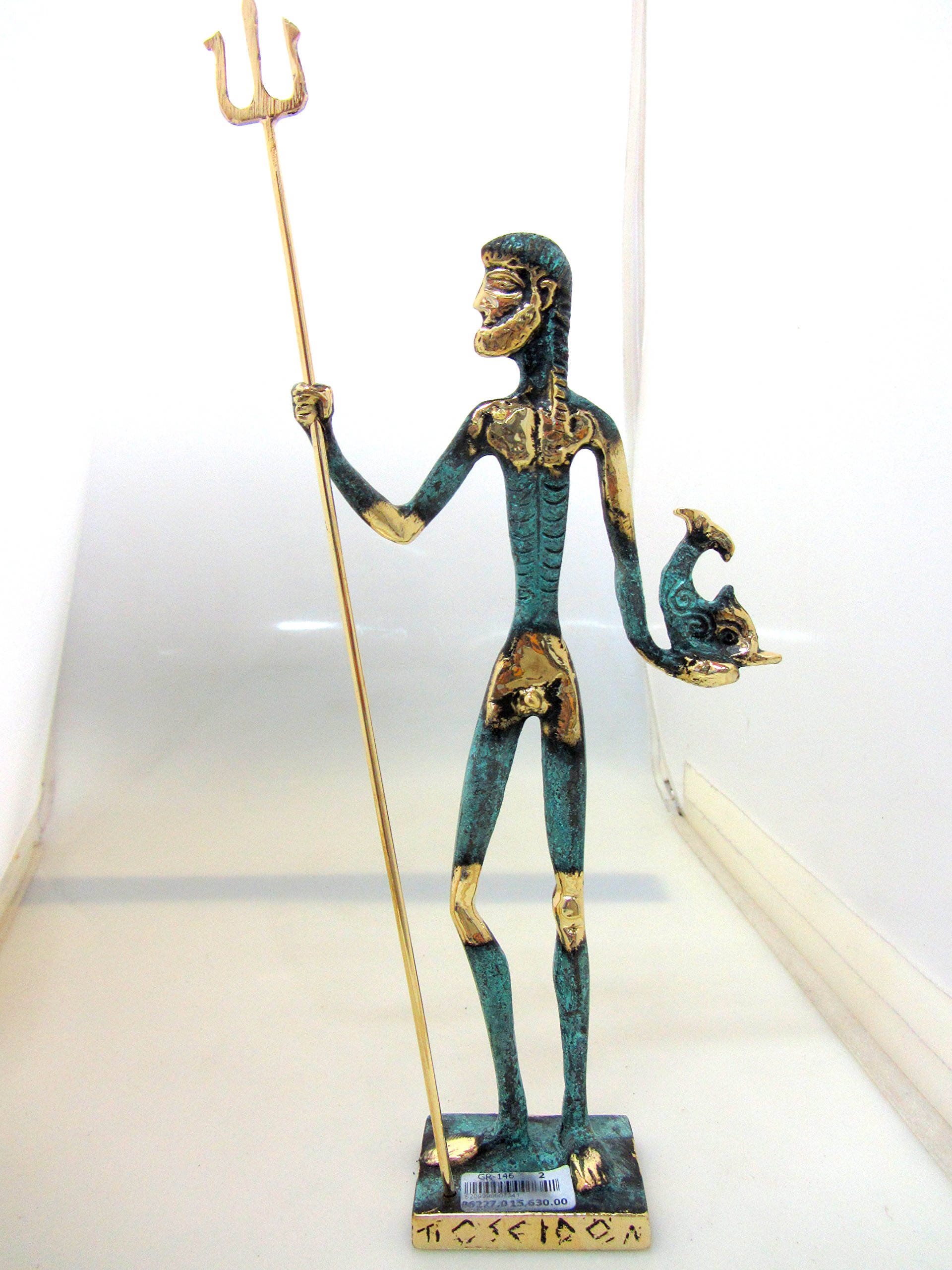 Buy Ancient Greek Bronze Museum Statue of Poseidon Olympian Pantheon