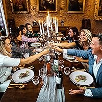 Vista 7 de Exquisite Juego de cubiertos de plástico dorado, 120 piezas de cubiertos de plástico dorado, desechables, tenedores desechables, juego de cubiertos