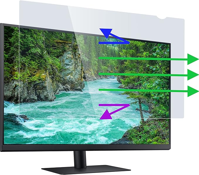 GHY 2 Pack Anti Blue Light Screen Protector for 24 Inch Monitor